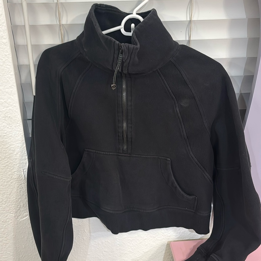 Scuba Oversized Half-Zip Hoodie